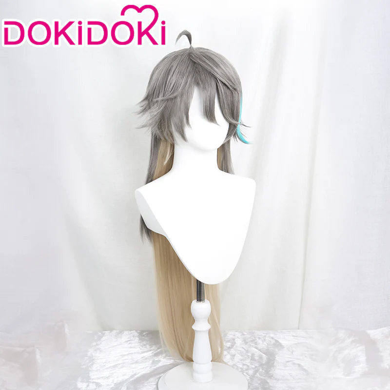【Ready For Ship】DokiDoki Game Honkai Impact 3 Cosplay Su Cosplay Wig Long Grey - Image 3