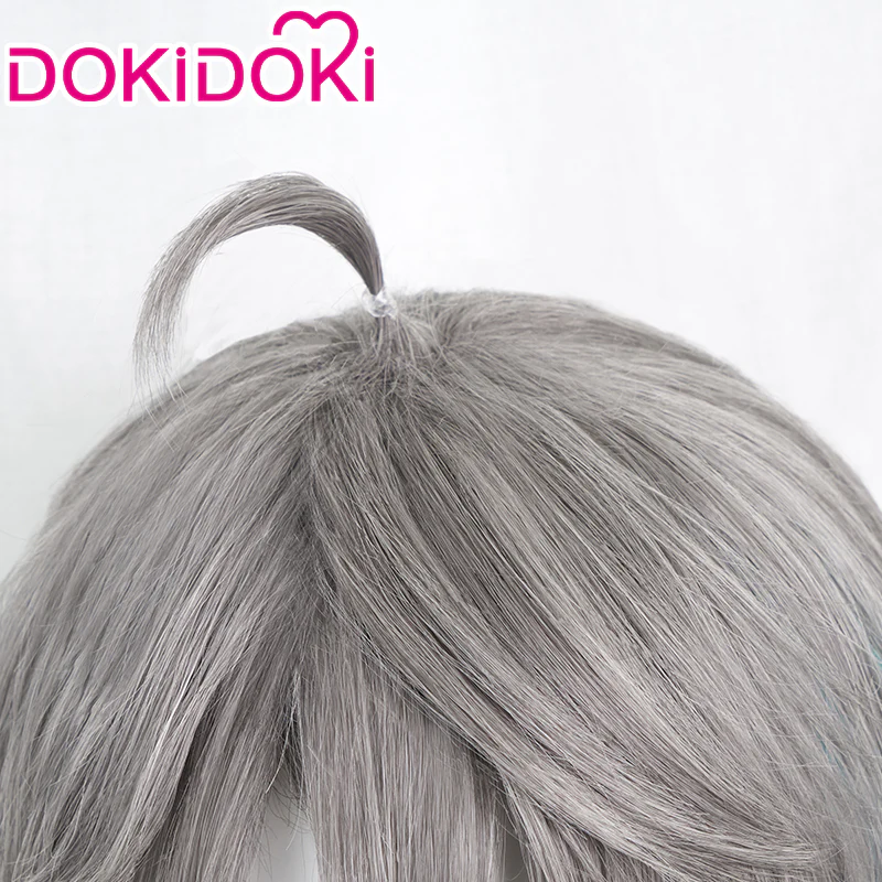 【Ready For Ship】DokiDoki Game Honkai Impact 3 Cosplay Su Cosplay Wig Long Grey - Image 4