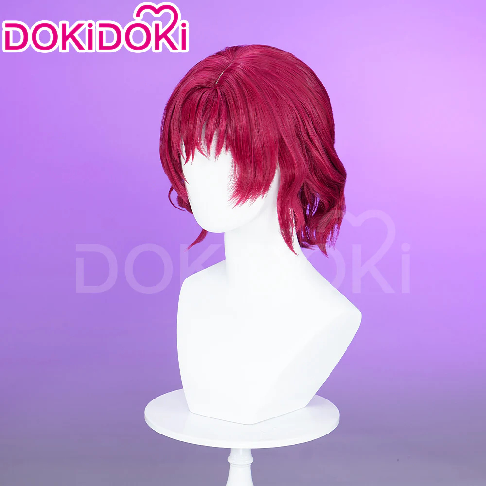 【Ready For Ship】DokiDoki Manga Akatsuki no Yona Cosplay Yona Wig Short Curly Red Hair - Image 3