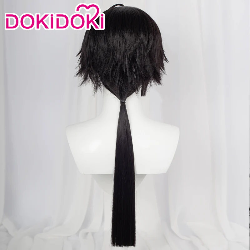 【Ready For Ship】DokiDoki Anime The Case Study of Vanitas Cosplay Vanitas Cosplay Wig / Earrings  Vanitas no Carte long Black Wig Men - Image 5