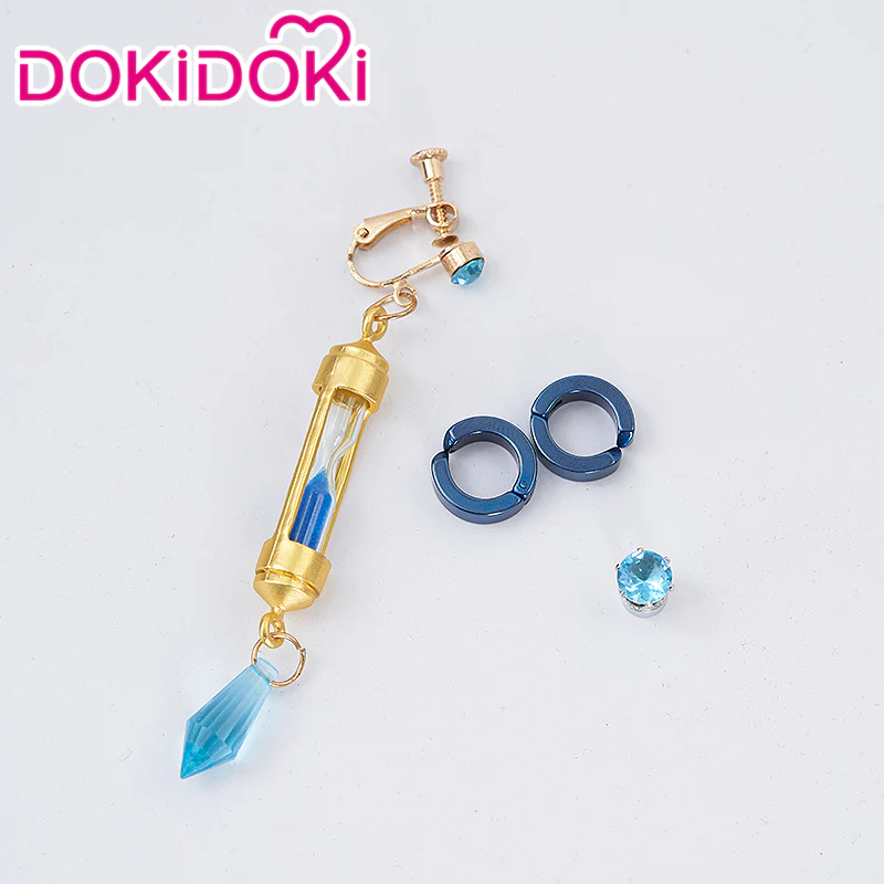 【Ready For Ship】DokiDoki Anime The Case Study of Vanitas Cosplay Vanitas Cosplay Wig / Earrings  Vanitas no Carte long Black Wig Men - Image 8