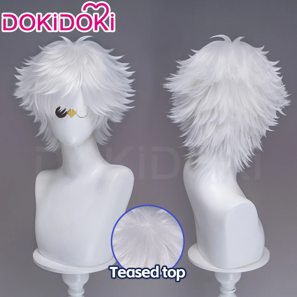 【Ready For Ship】DokiDoki Manga Witch Hat Atelier Cosplay Qifrey Cosplay Wig Short White