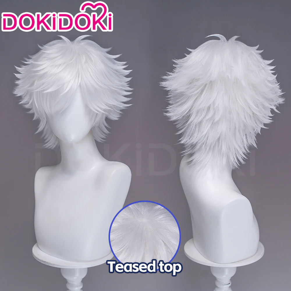 【Ready For Ship】DokiDoki Manga Witch Hat Atelier Cosplay Qifrey Cosplay Wig Short White - Image 2