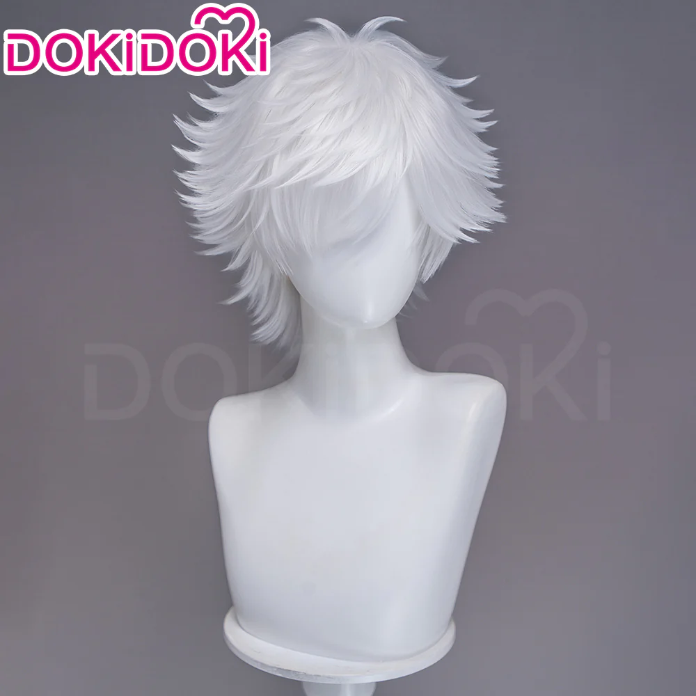 【Ready For Ship】DokiDoki Manga Witch Hat Atelier Cosplay Qifrey Cosplay Wig Short White - Image 4