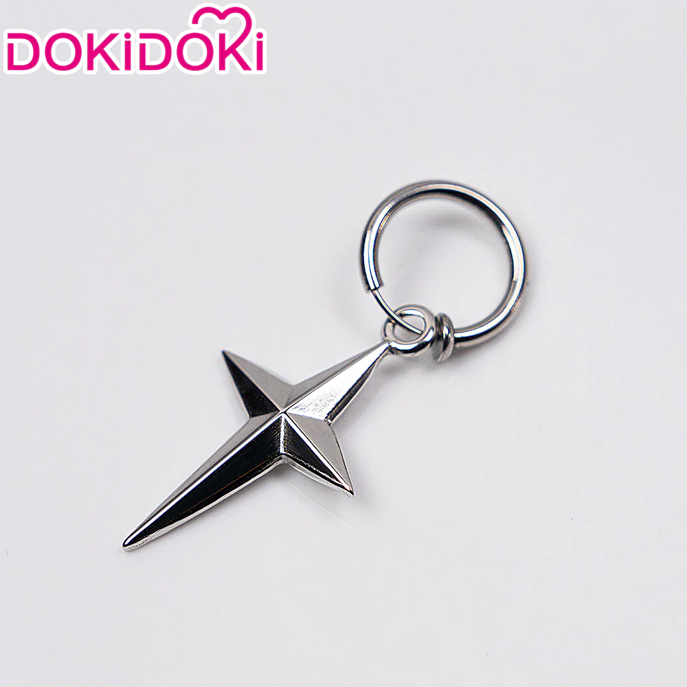 【Ready For Ship】【Last Batch】DokiDoki Movie Anime Cosplay Men Wig / Tattoo / Ear Clips / Earrings / Glasses Short Black Hair - Image 24