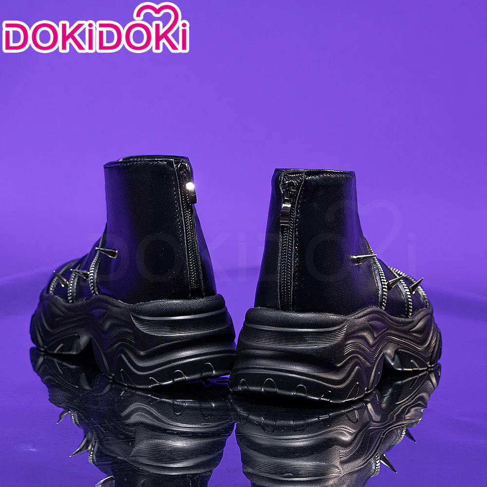 DokiDoki Movie Anime KPOP KILLER Cosplay Black Battle Suit BATTLE SERIE Shoes - Image 13