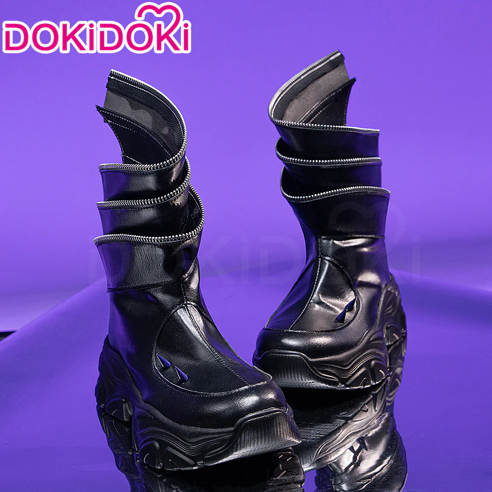 DokiDoki Movie Anime KPOP KILLER Cosplay Black Battle Suit BATTLE SERIE Shoes - Image 2