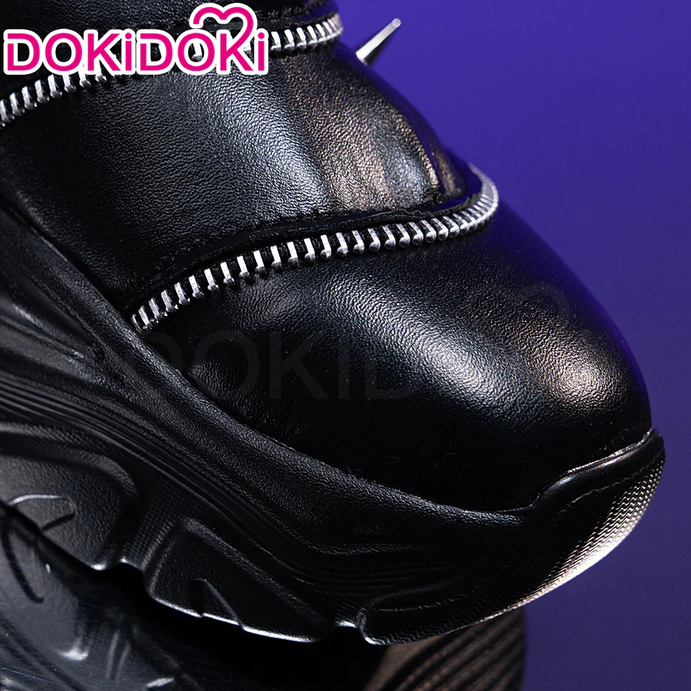 DokiDoki Movie Anime KPOP KILLER Cosplay Black Battle Suit BATTLE SERIE Shoes - Image 4