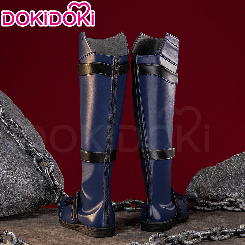 Dokidoki  Movie Cosplay Black Yellow Man Shoes - Image 2