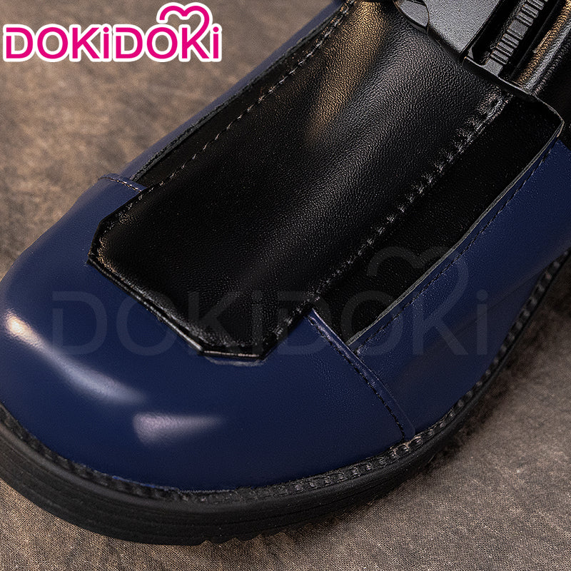 Dokidoki  Movie Cosplay Black Yellow Man Shoes - Image 4