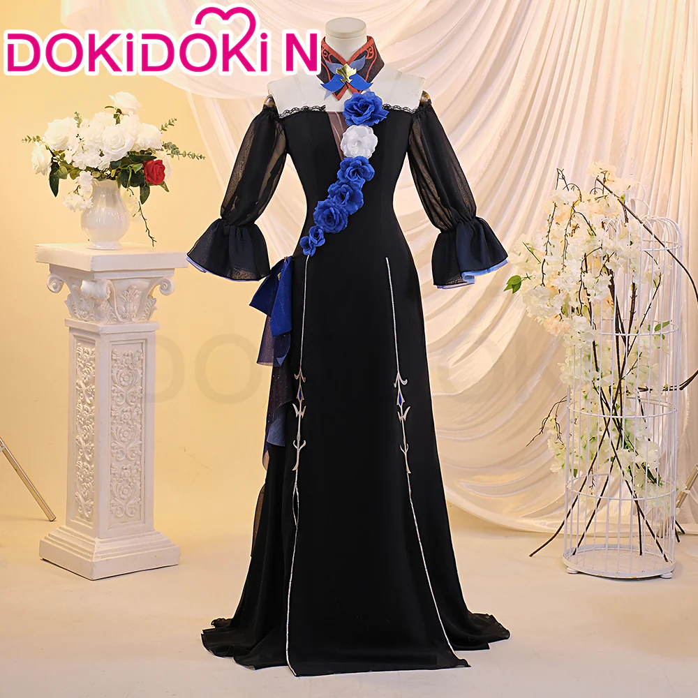 【Partial Size Ready For Ship】【In Stock】【Size XS-3XL】DokiDoki-N Game Genshin Impact Cosplay Albedo / Eula / Diona / Ganyu Costume Genshin Concert 2023 - Image 7