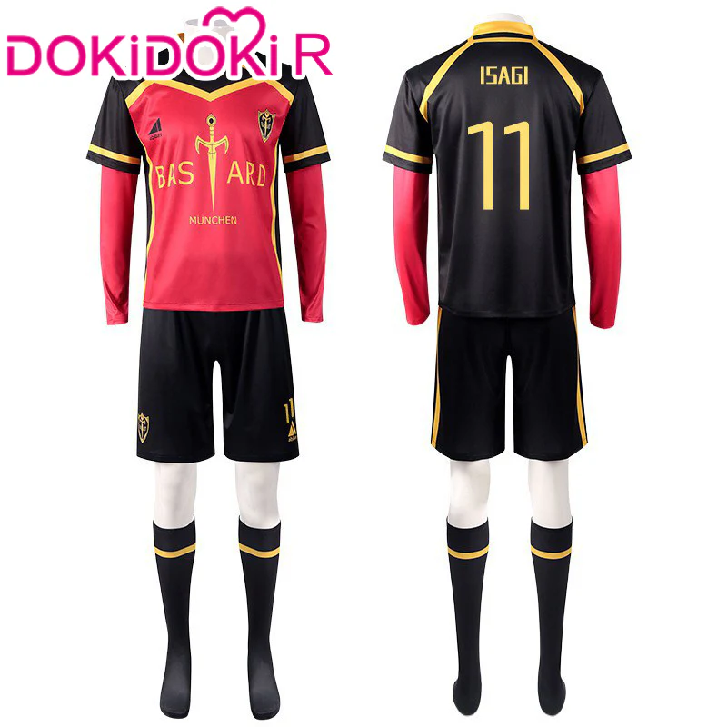 【In Stock】【Size S-2XL】DokiDoki-R Anime Cosplay Black White Red Yellow Blue Costume - Image 10
