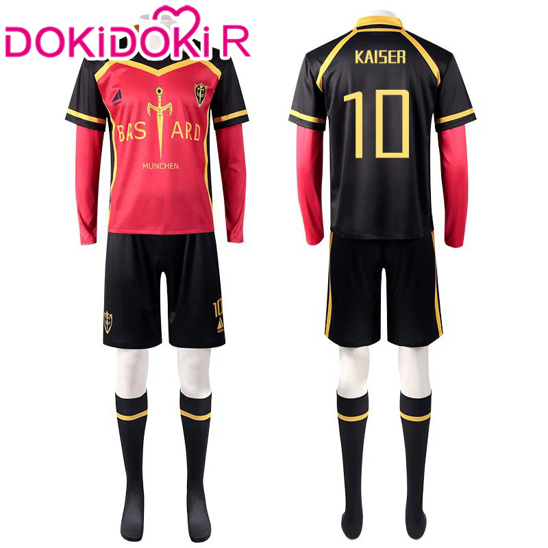 【In Stock】【Size S-2XL】DokiDoki-R Anime Cosplay Black White Red Yellow Blue Costume - Image 11
