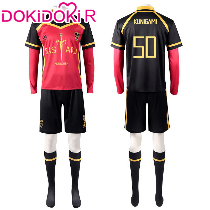 【In Stock】【Size S-2XL】DokiDoki-R Anime Cosplay Black White Red Yellow Blue Costume - Image 17