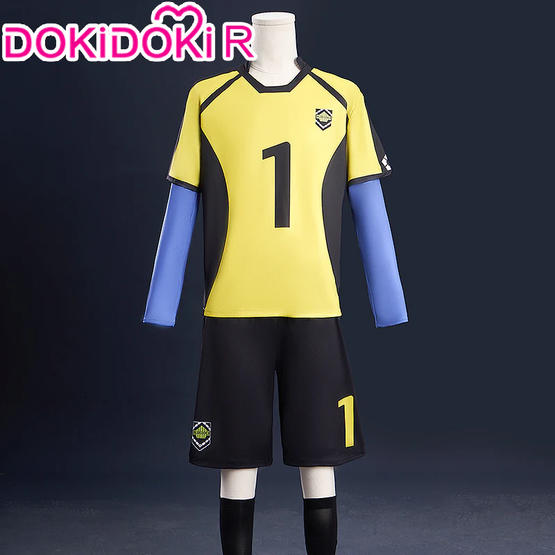 【In Stock】【Size S-2XL】DokiDoki-R Anime Cosplay Black White Red Yellow Blue Costume - Image 4