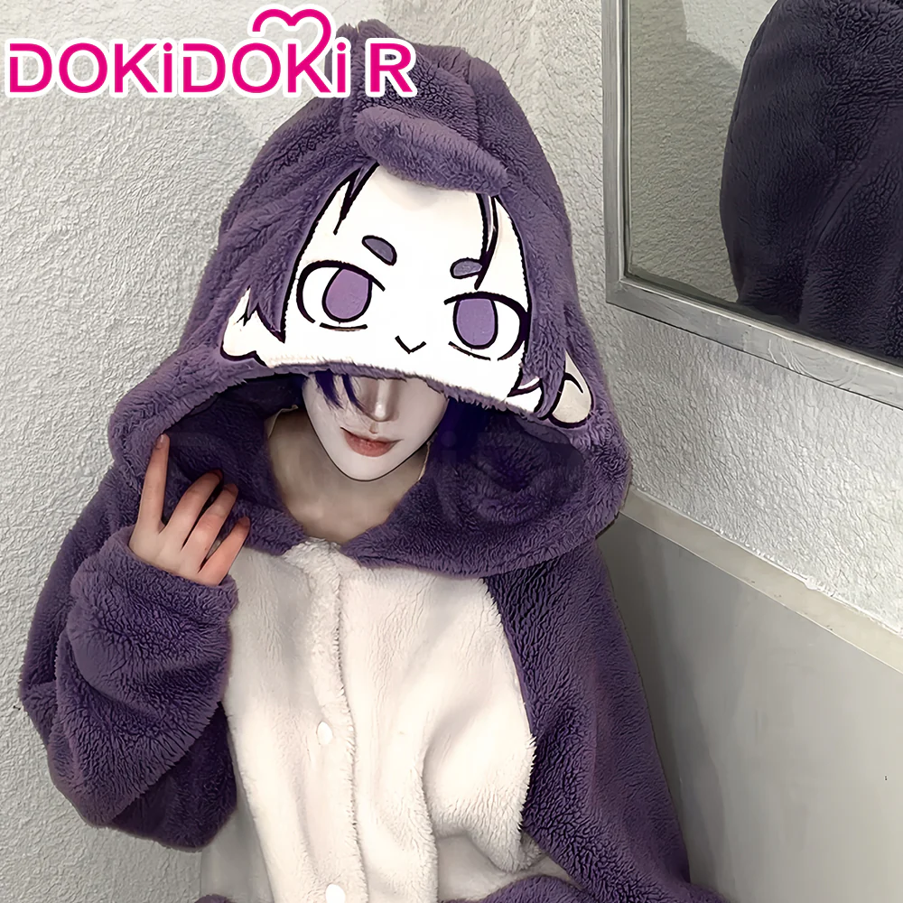 DokiDoki-R Anime  Cosplay Costume Furry Coat Doujin Sleepwear Pajama