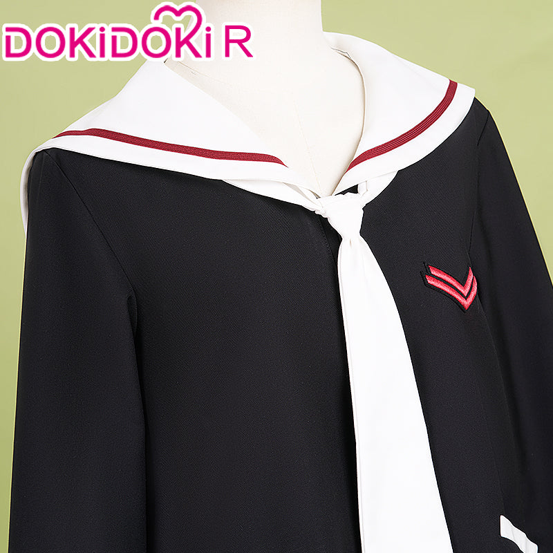 【Partially Ready For Ship】DokiDoki-R Anime Card Captor Sakura Cosplay Syaoran Li Costume School Uniform - Image 4