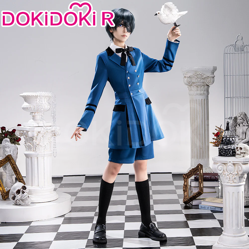 【In Stock】Dokidoki-R Anime Cosplay Black Butler Kuroshitsuji Ciel Phantomhive Costume Casual Wear - Image 2