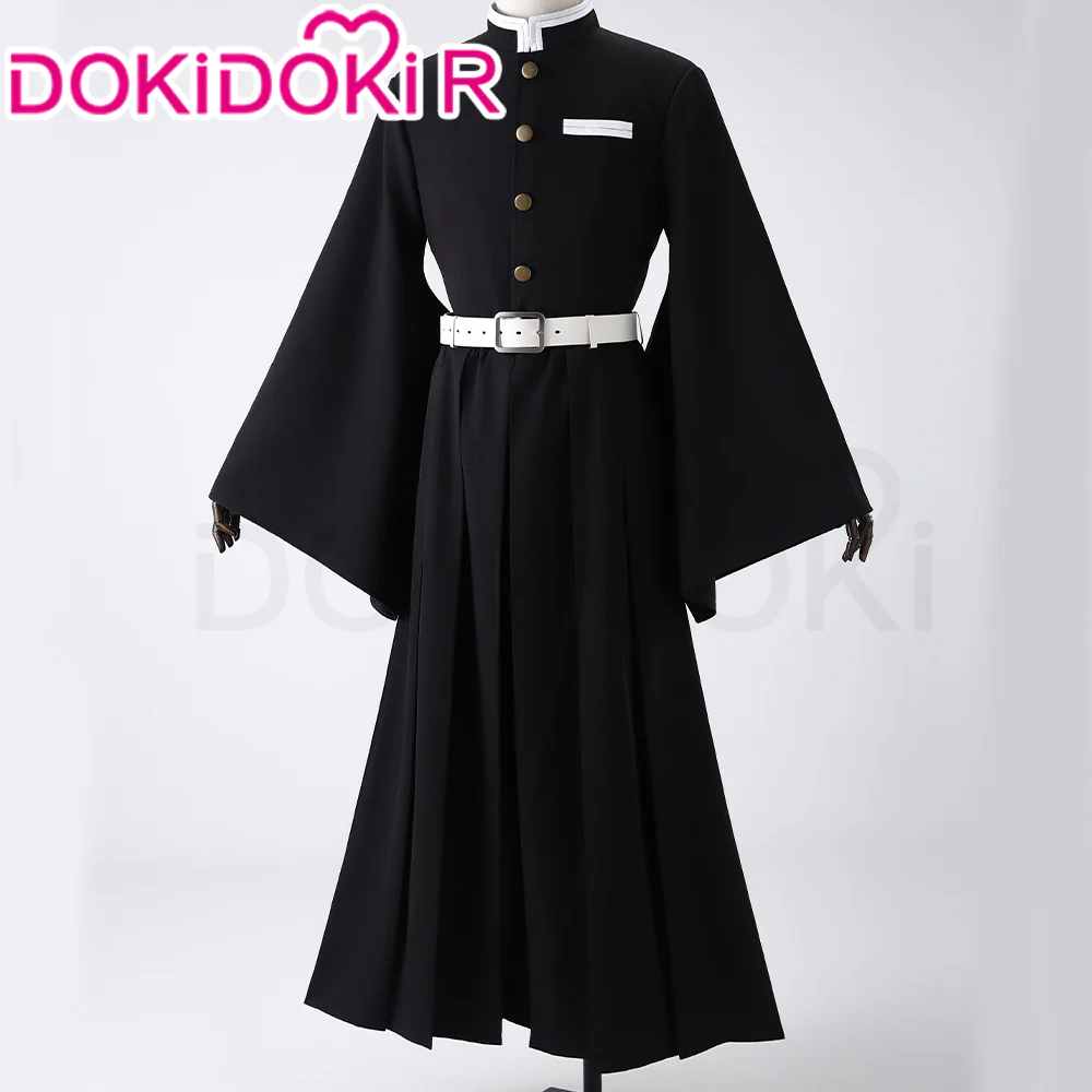 【Size XS-XL】DokiDoki-R Anime Cosplay Black White Men Costume Uniform - Image 2