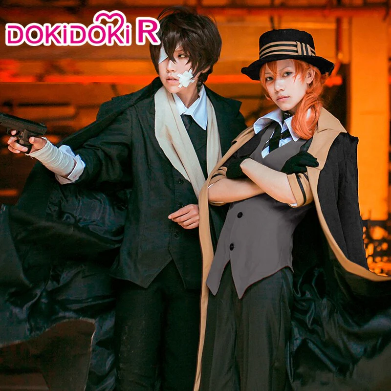 DokiDoki-R Anime Cosplay Cosplay Costume Black Suit