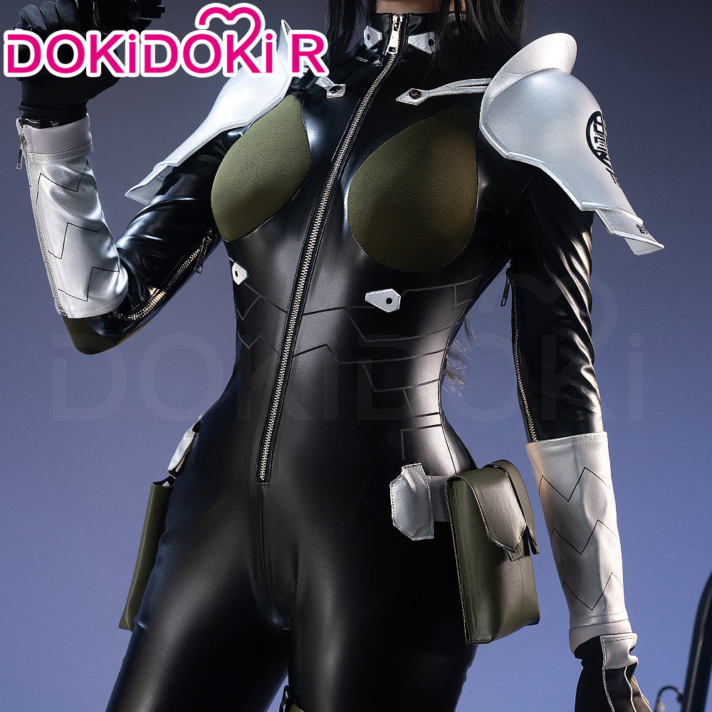 【Costume Ready For Ship】【Size XS-3XL】Dokidoki-R Anime Cosplay Costume Black Leotard Body Suit Uniform - Image 4