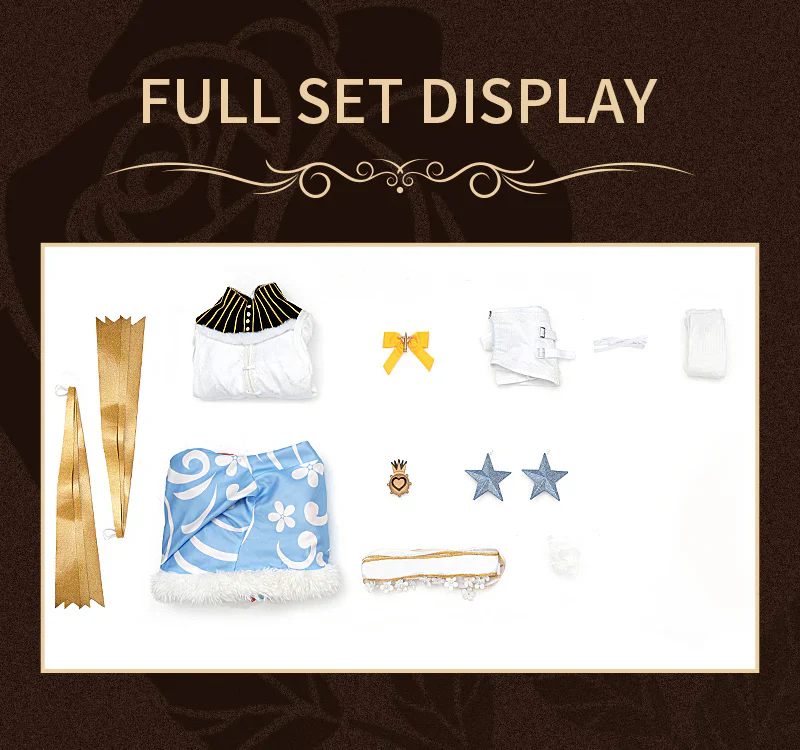 【In Stock】DokiDoki-R Anime Cosplay Holy Mamii Costume Women White Dress - Image 9