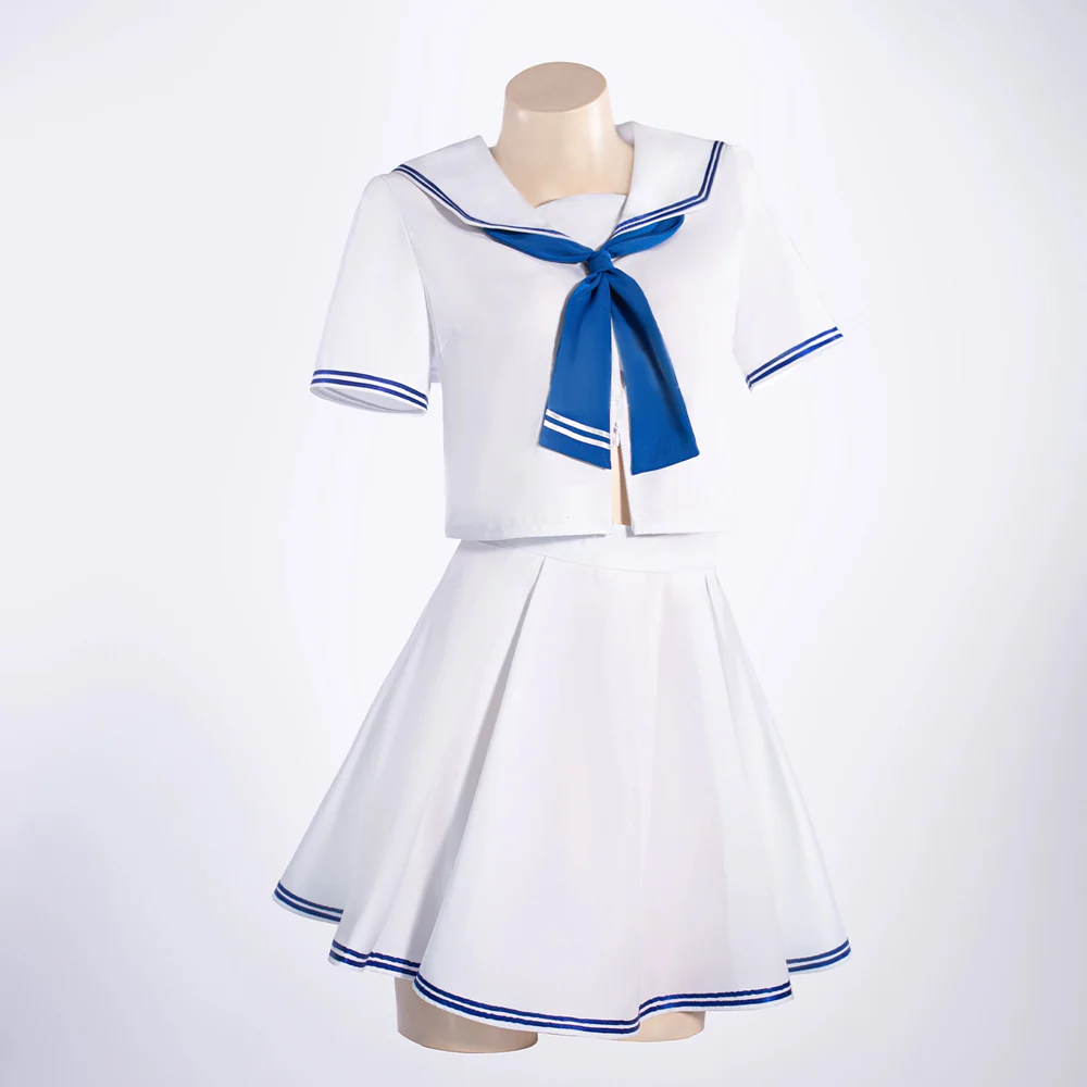 【Size S-2XL 】DokiDoki-R Anime Fate/stay night Cosplay Alter Costume Black / White Sailor Suit - Image 3