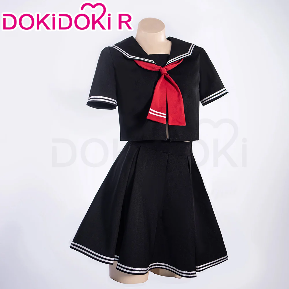 【Size S-2XL 】DokiDoki-R Anime Fate/stay night Cosplay Alter Costume Black / White Sailor Suit - Image 5