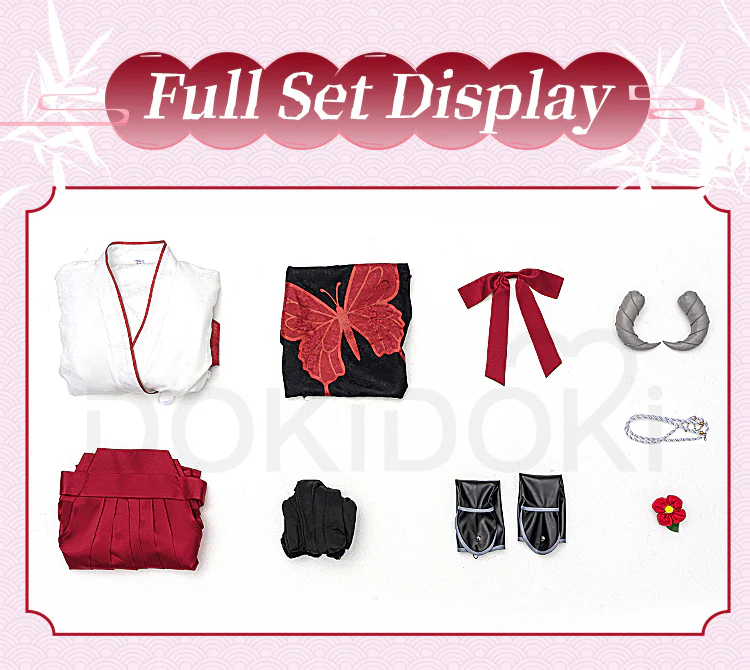 【Partially In Stock】DokiDoki-R Anime Inu × Boku Secret Service Cosplay Shirakiin Ririchiyo Oni Costume / Mask School Uniform Inu × Boku SS - Image 6
