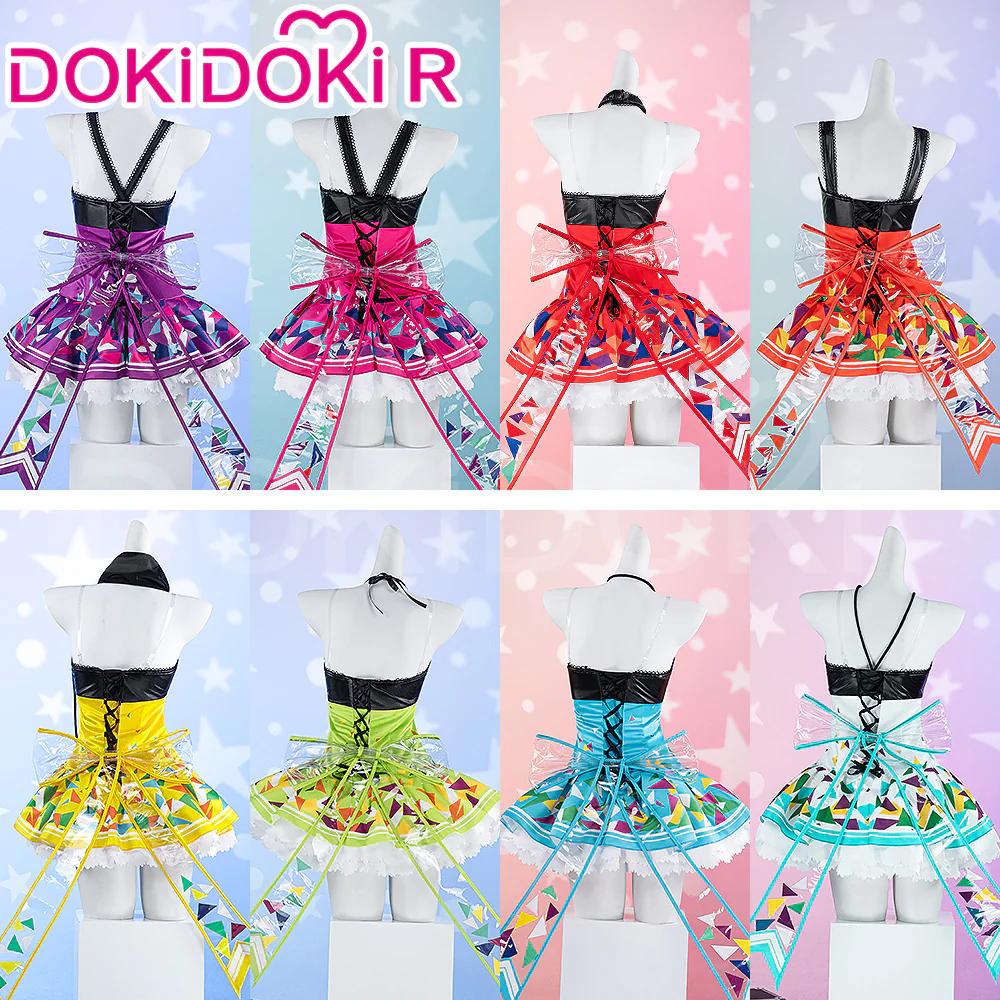 DokiDoki-R Anime LoveLive! School Idol Project Cosplay Honoka Kousaka / Minami Kotori / Nozomi Toujou /  Hoshizora Rin / Maki Nishikino /  Koizumi Hanayo /  Nico Yazawa /  Ayase Eli / Sonoda Umi Lovelive  Costume MUSE CYBER - Image 2