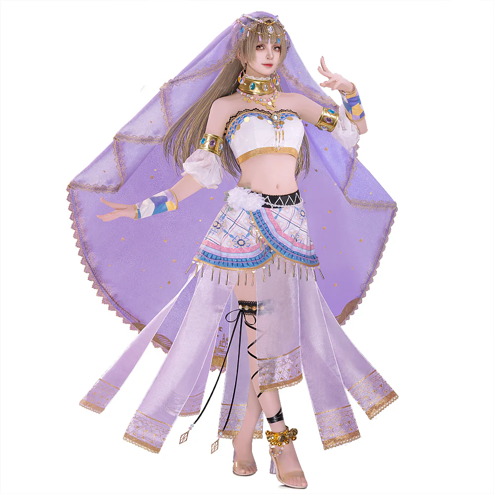 DokiDoki-R Anime LoveLive! School Idol Project Cosplay Lovelive Minami Kotori Costume Dancer Outfit Dancer Awaken - Image 6