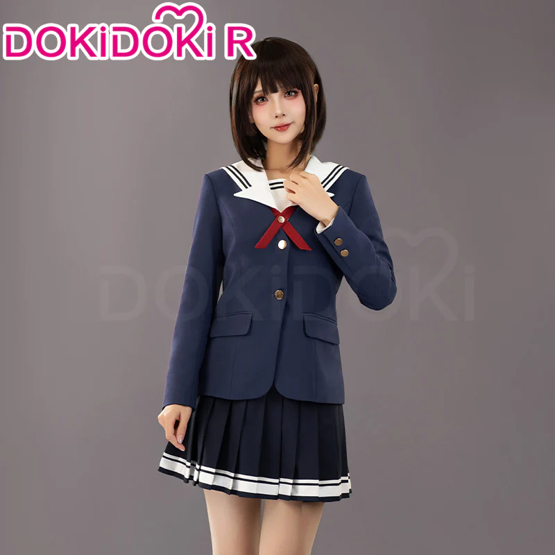 DokiDoki-R Anime Saekano: How to Raise a Boring Girlfriend Cosplay Megumi Kato School Uniform Costume - Image 2
