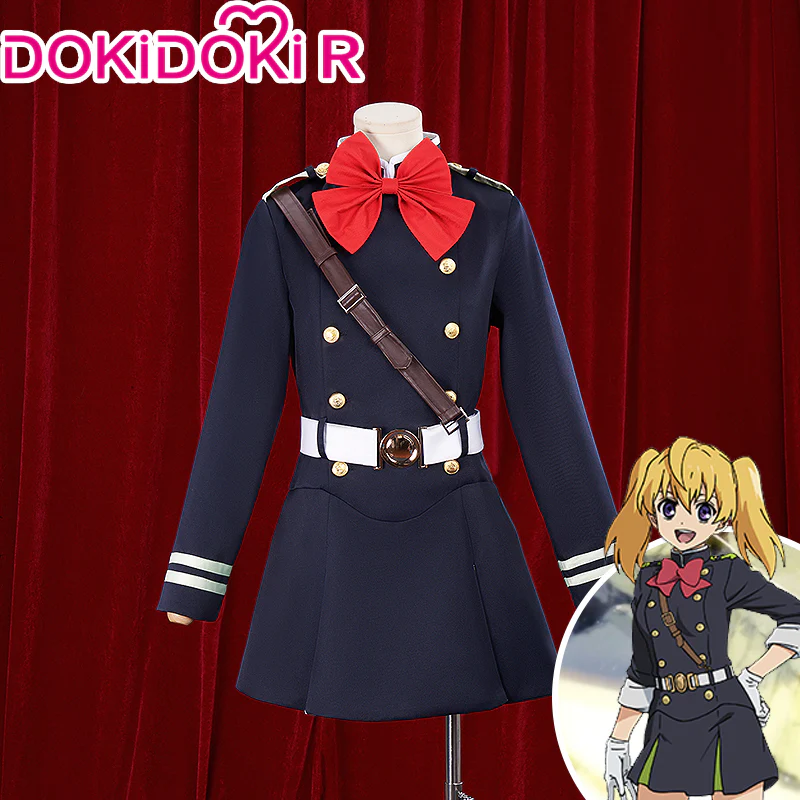 【Size XS-2XL】DokiDoki-R Anime Seraph of the End Cosplay Mitsuba Costume