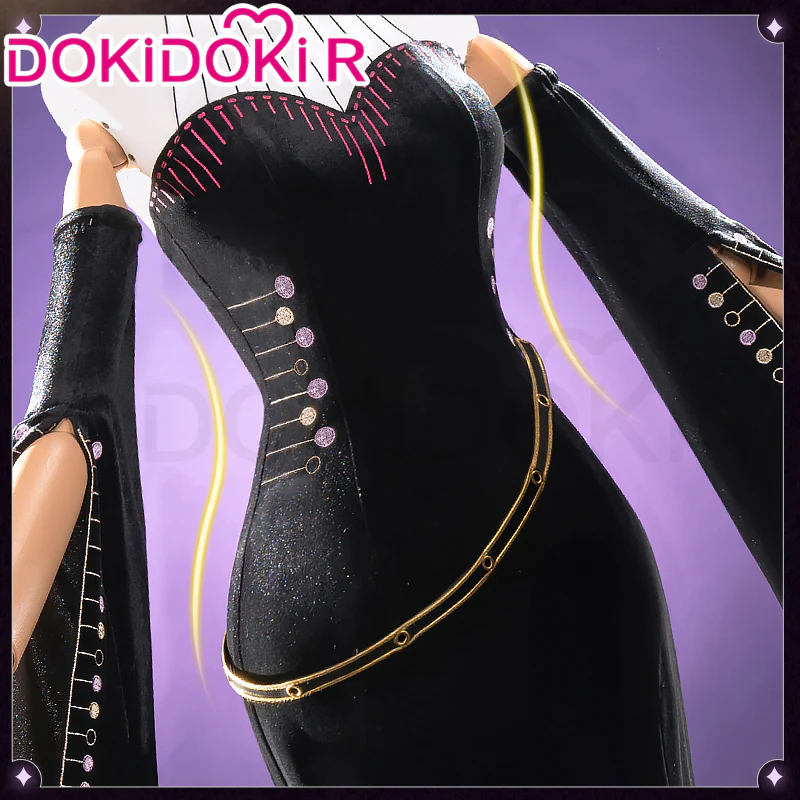 DokiDoki-R Cosplay Costume Black Dress Symphony 2023 Orchestra Live - Image 3