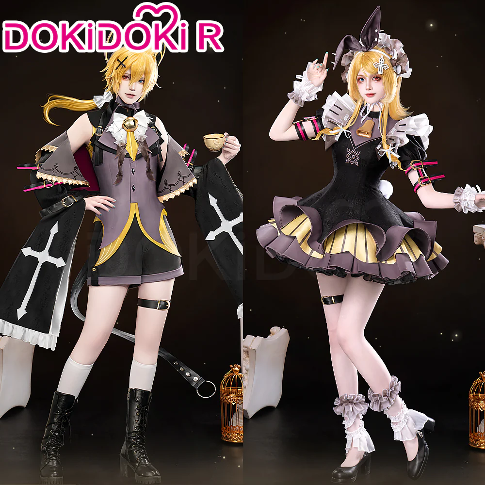 【Partially In Stock】DokiDoki-R Cosplay Costume Dark Colored Costume Doujin Secret Society