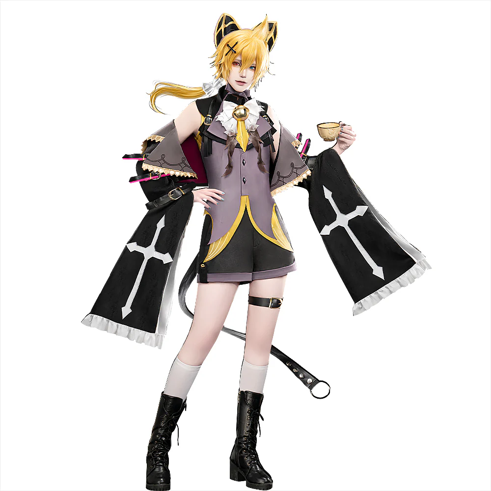 【Partially In Stock】DokiDoki-R Cosplay Costume Dark Colored Costume Doujin Secret Society - Image 11