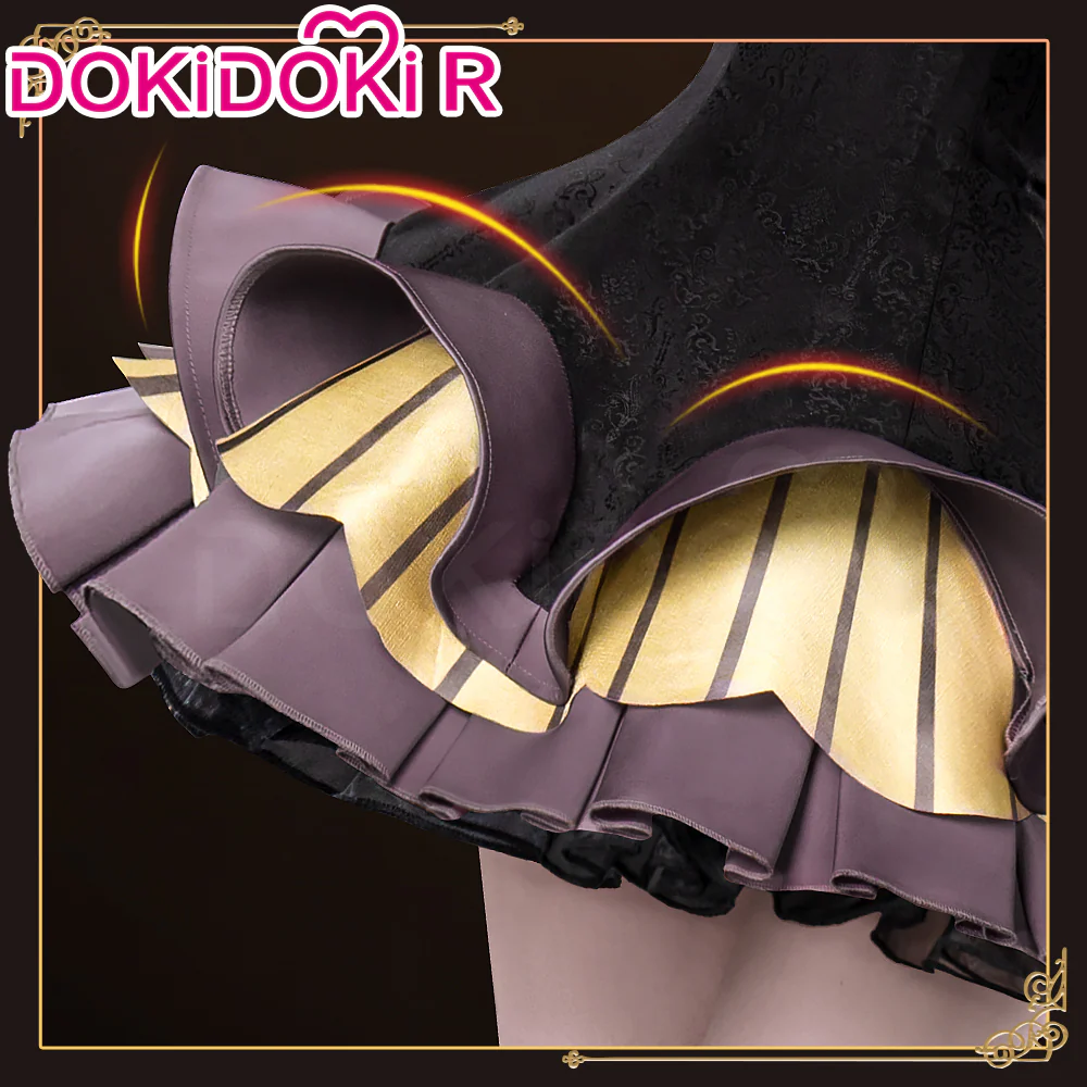 【Partially In Stock】DokiDoki-R Cosplay Costume Dark Colored Costume Doujin Secret Society - Image 4