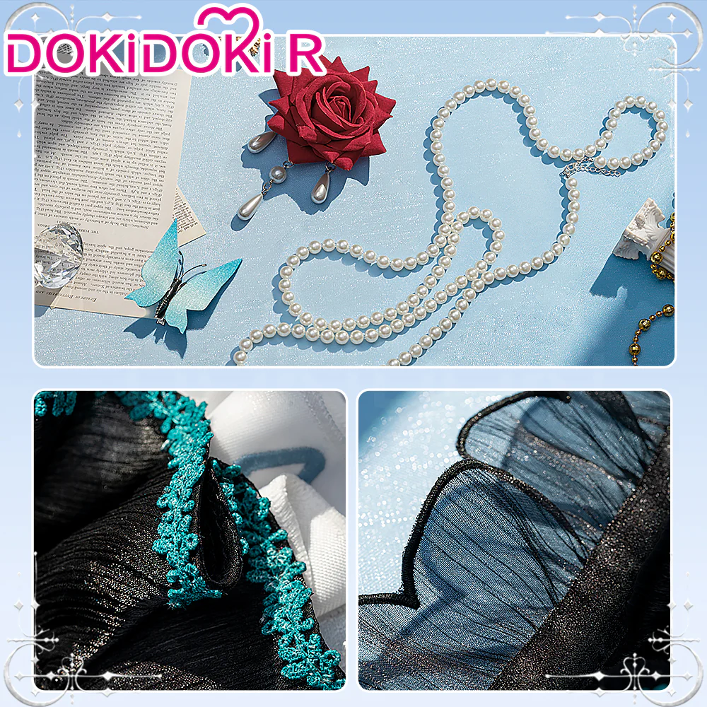 DokiDoki-R Cosplay Costume Swallowtail Butterfly Doujin Blue Morpho Butterfly - Image 4