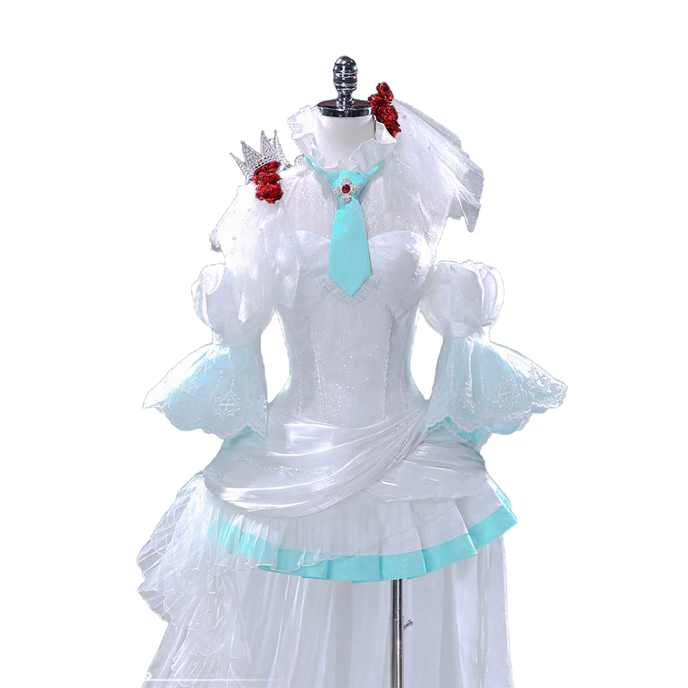 DokiDoki-R Cosplay The Snow White Princess is Miiku Costume Dress Gown - Image 6