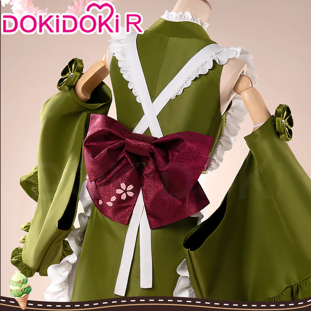 【In Stock】DokiDoki-R Cosplay Matcha Costume Green Dress - Image 4