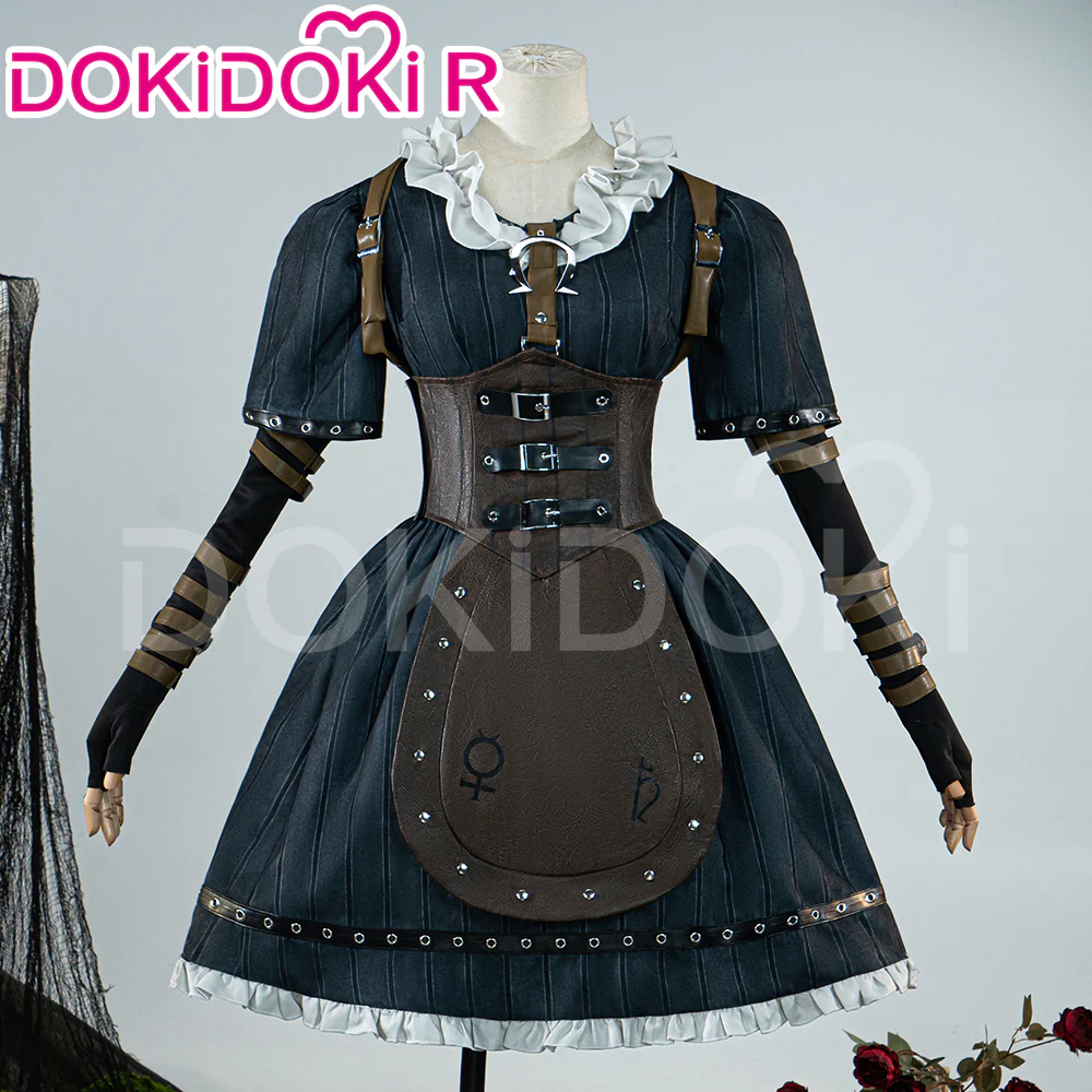 【Size XS-3XL】DokiDoki-R Game Alice: Madness Returns Cosplay Alice Costume Red / Black Dress