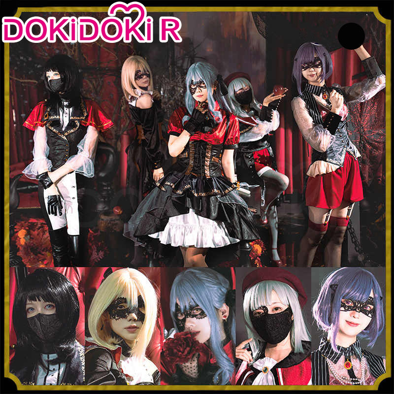 【Size S-XL】DokiDoki-R Game BanG Dream !  Mortis / Doloris / Amoris / Oblivionis / Timoris Cosplay  Ave Mujica Costume