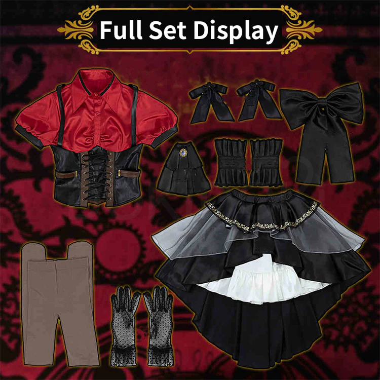 【Size S-XL】DokiDoki-R Game BanG Dream !  Mortis / Doloris / Amoris / Oblivionis / Timoris Cosplay  Ave Mujica Costume - Image 6