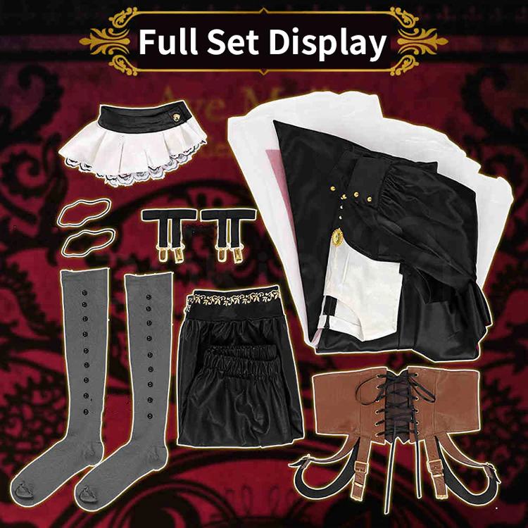 【Size S-XL】DokiDoki-R Game BanG Dream !  Mortis / Doloris / Amoris / Oblivionis / Timoris Cosplay  Ave Mujica Costume - Image 7