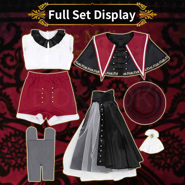 【Size S-XL】DokiDoki-R Game BanG Dream !  Mortis / Doloris / Amoris / Oblivionis / Timoris Cosplay  Ave Mujica Costume - Image 8