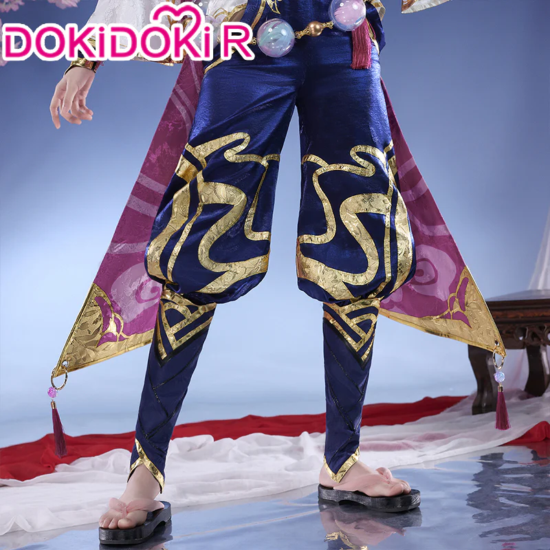DokiDoki-R Game Cosplay Costume Spiirit Bloossom Purple White - Image 4