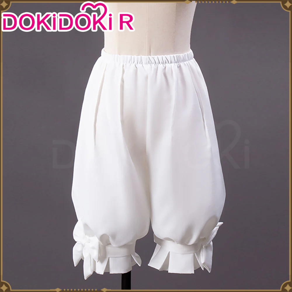 DokiDoki-R Game Cosplay Costume Female Cute White Brown - Image 5