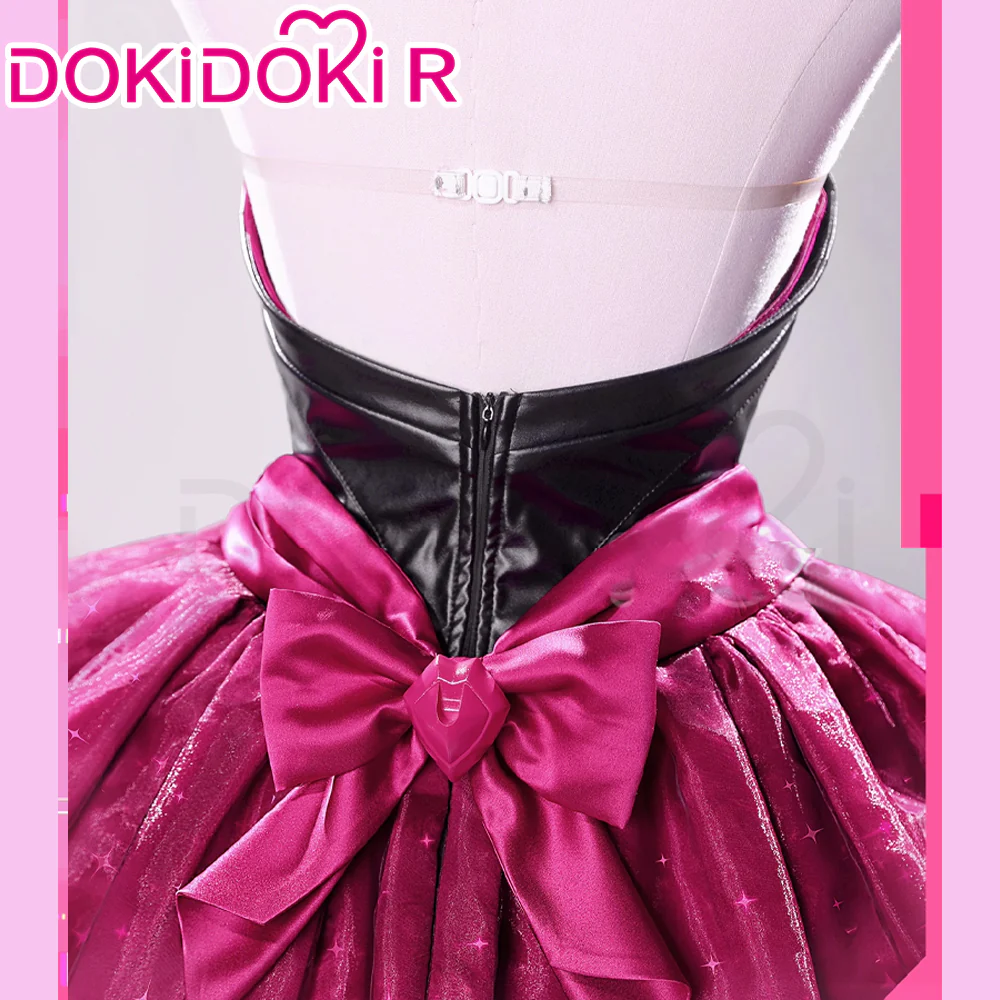 DokiDoki-R Game Cosplay Pink Dress Magical Girl Costume - Image 3