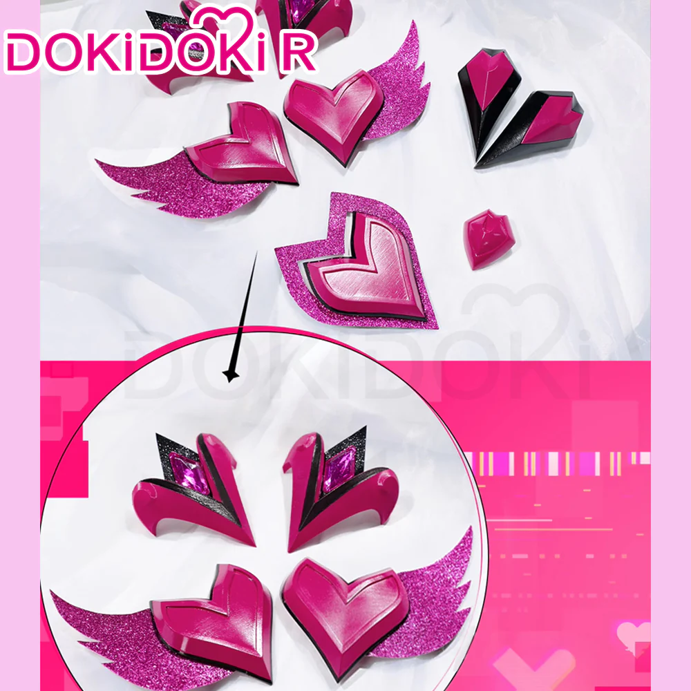 DokiDoki-R Game Cosplay Pink Dress Magical Girl Costume - Image 4