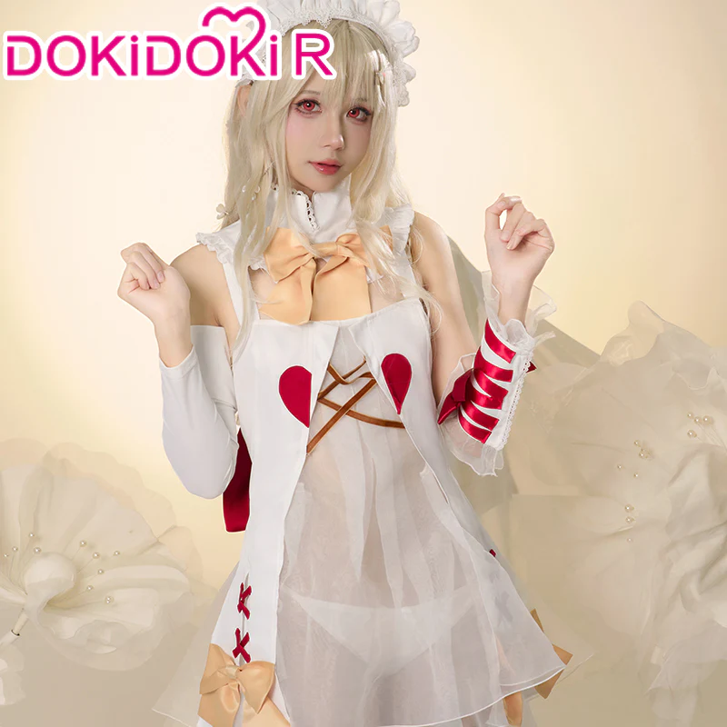 【In Stock】DokiDoki-R Game Fate/Grand Order Cosplay Illyasviel von Einzbern Costume Chocolate Angel FGO - Image 2
